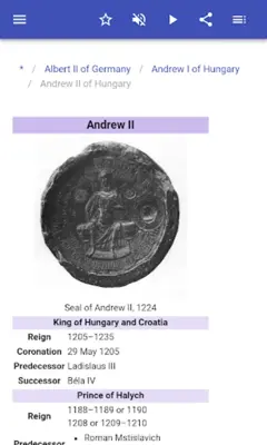 Kings of Hungary android App screenshot 11