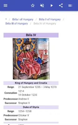 Kings of Hungary android App screenshot 5