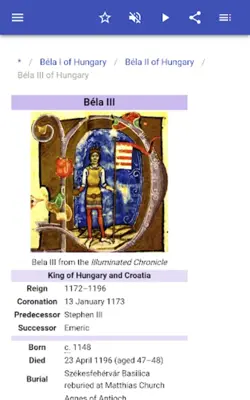 Kings of Hungary android App screenshot 6